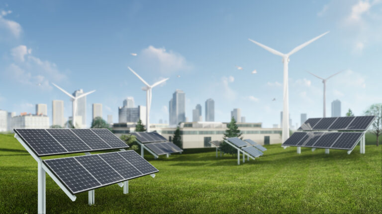 3d-rendering-illustration-windmill-solar-cell-sustainable-energy